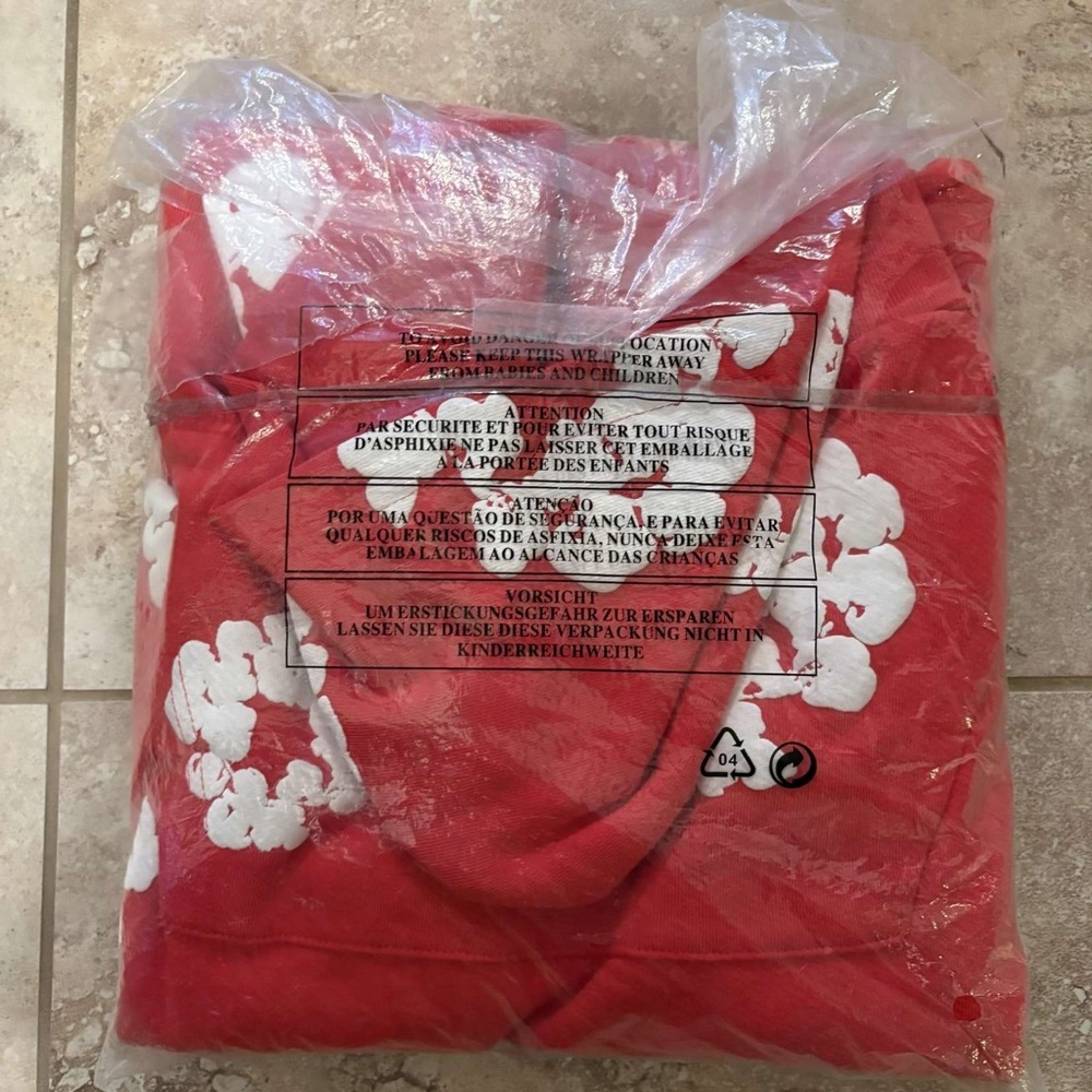 Red Denim Tears Men's Sweatshirt